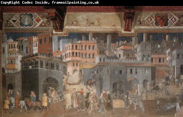 Ambrogio Lorenzetti Effects of Good Government in the City